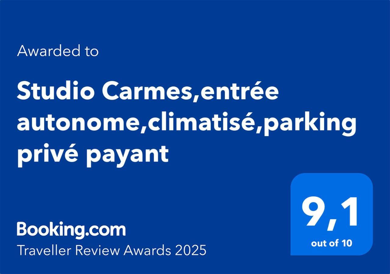 圖盧茲Meuble Tourisme Carmes 2 Etoiles, Entree Autonome,Wifi, Climatise, Petit Parking Prive公寓 外观 照片